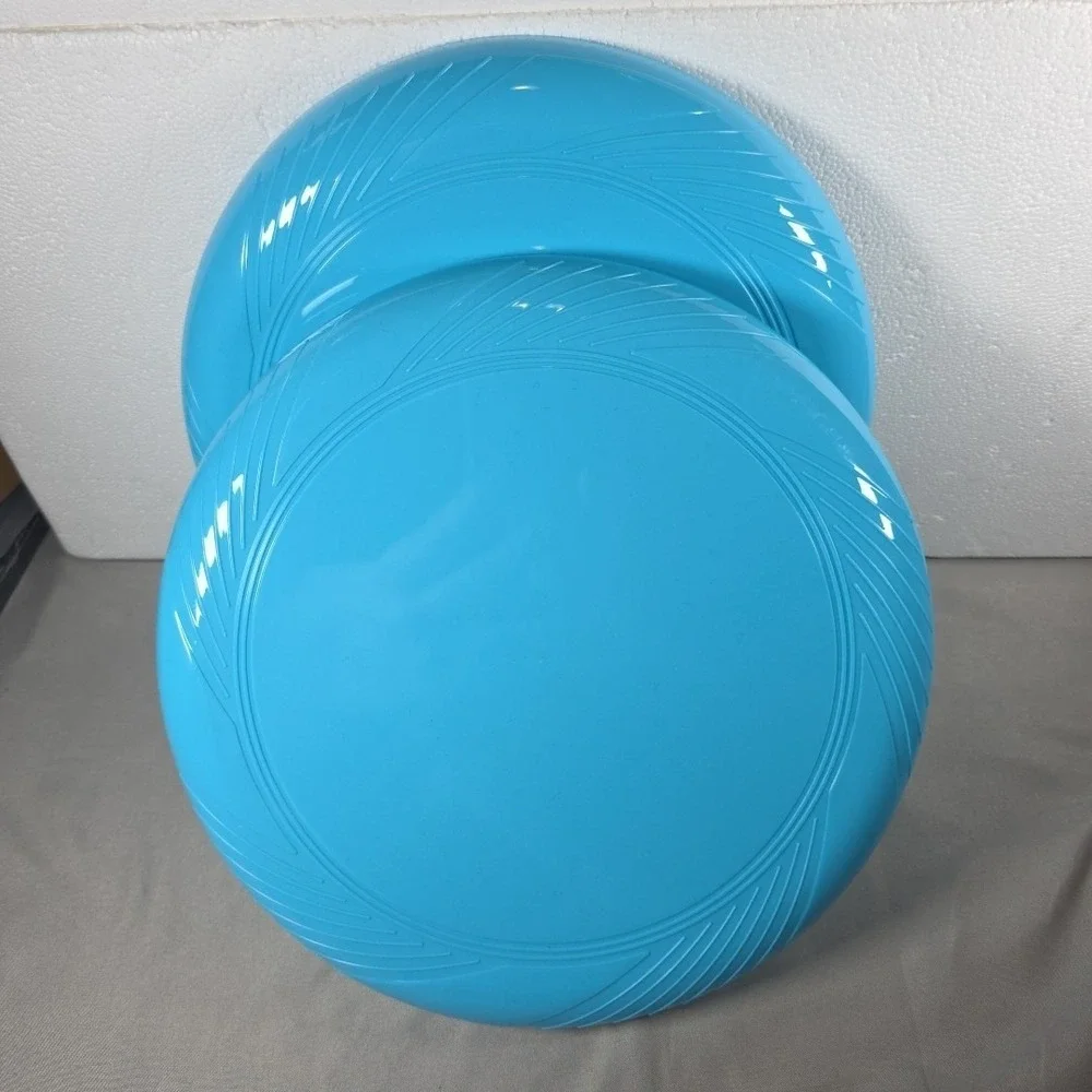 Frisbee Flying Disc Summer Spring Toys‎ Set Of 2 Blue 10inch